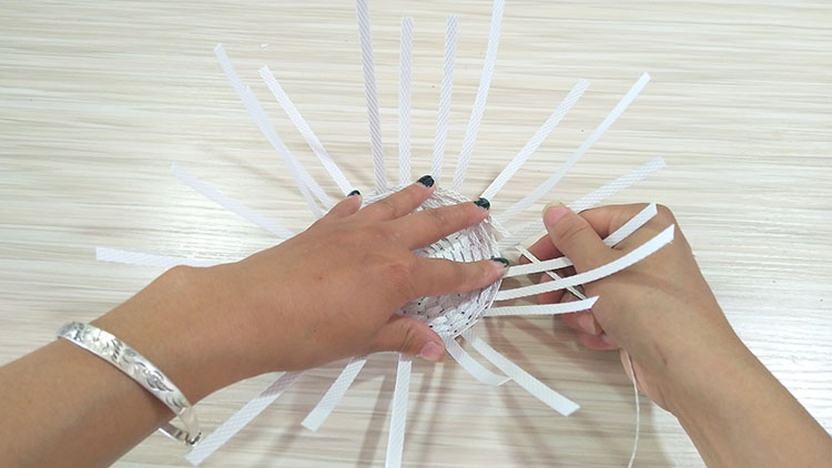 草编收纳筐手工制作,废物利用手工编织筐子全教程方法