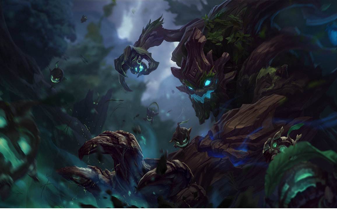 雷霆咆哮扭曲树精熔岩巨兽,英雄联盟熔岩巨兽是辅助还是法师