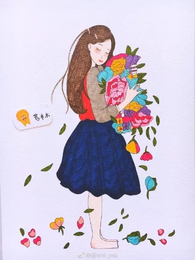 手绘头发涂色教程马克笔,touch马克笔80色手绘教程