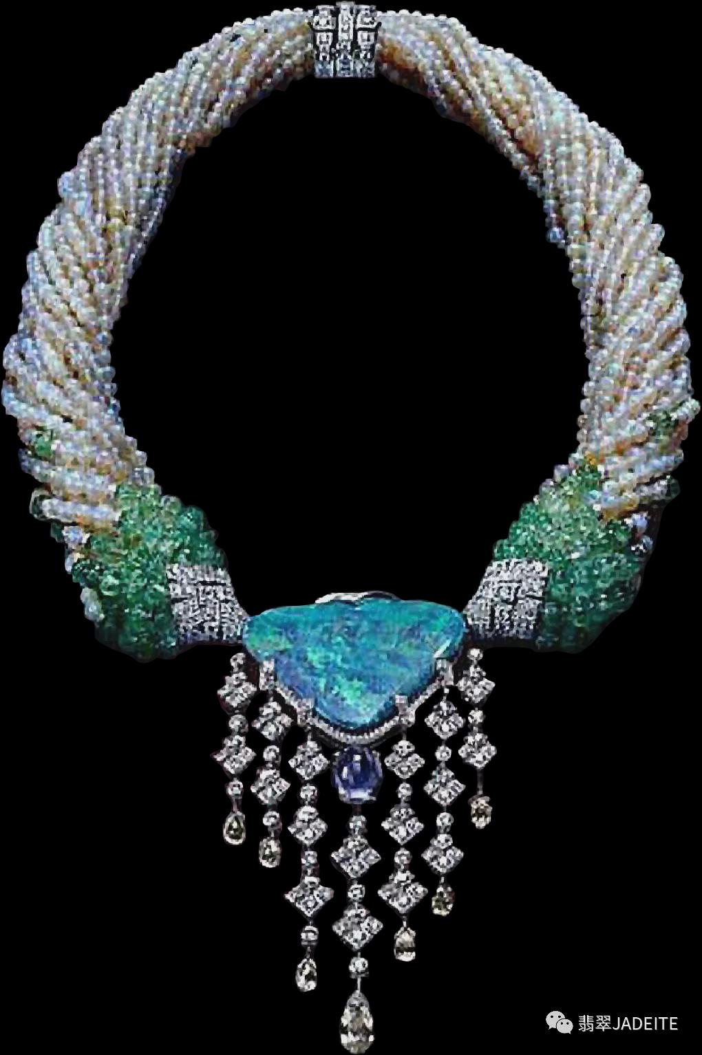 课堂|世界顶级奢侈品牌这些年重金打造的欧泊首饰（上）