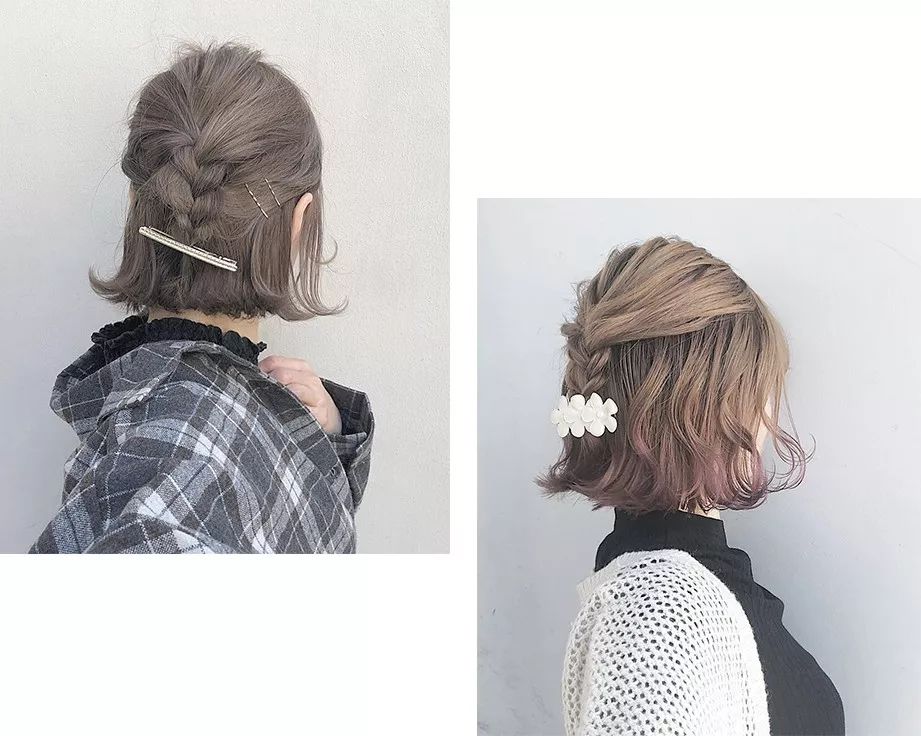 儿童编发简单漂亮短发10-12岁马尾,真的超简单的短发吸睛编发教程