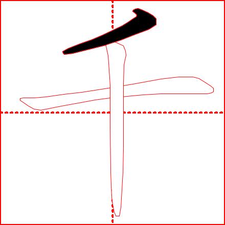 《学龄儿童必学500字》4-7课：（主字）十、土、士、工