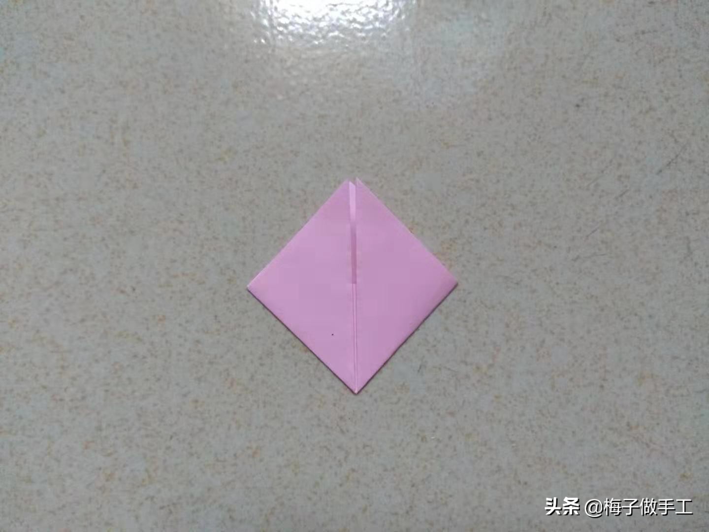 儿童手工折纸教程平底鞋,儿童手工折纸折鞋子