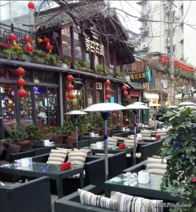 九眼桥酒吧一条街夜景图片,九眼桥酒吧文化街区