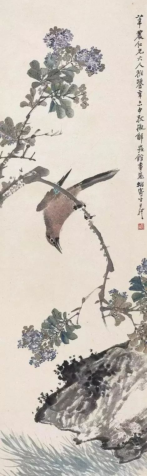 潘天寿花鸟画欣赏 (潘天寿写意人物画欣赏)