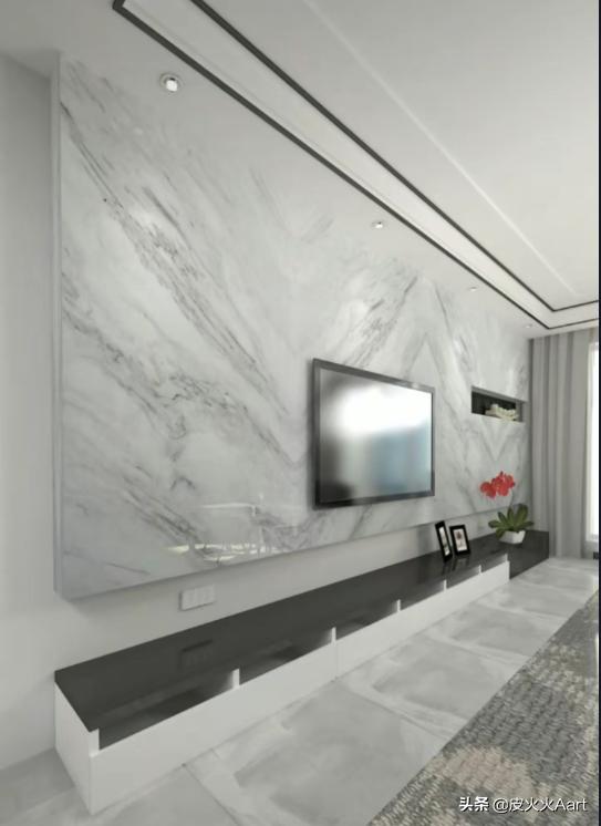 没有豪华的装修却有很美的背景墙,复式背景墙怎么装修才高档