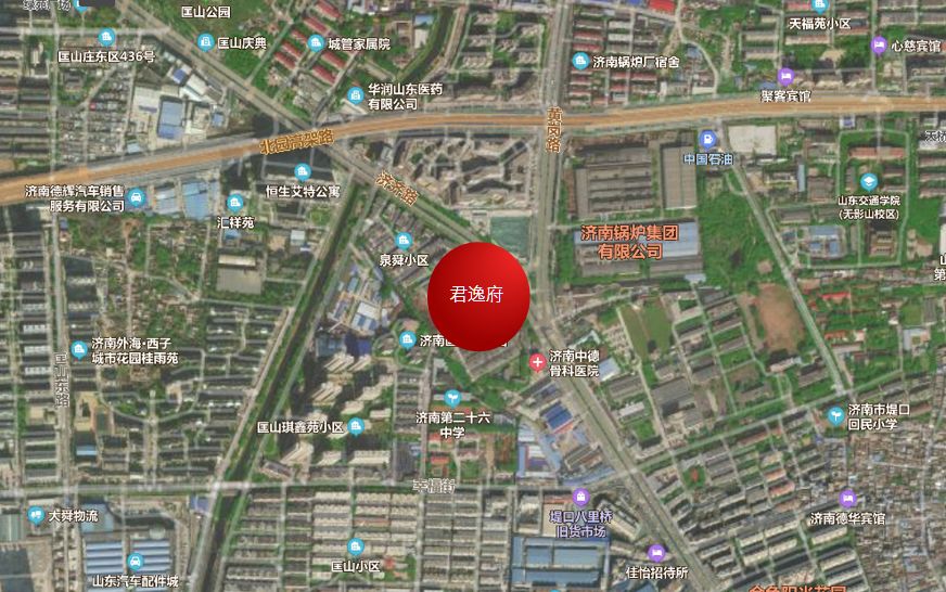 济南锅炉厂地块有动静了,力高君逸府临时售楼处开放