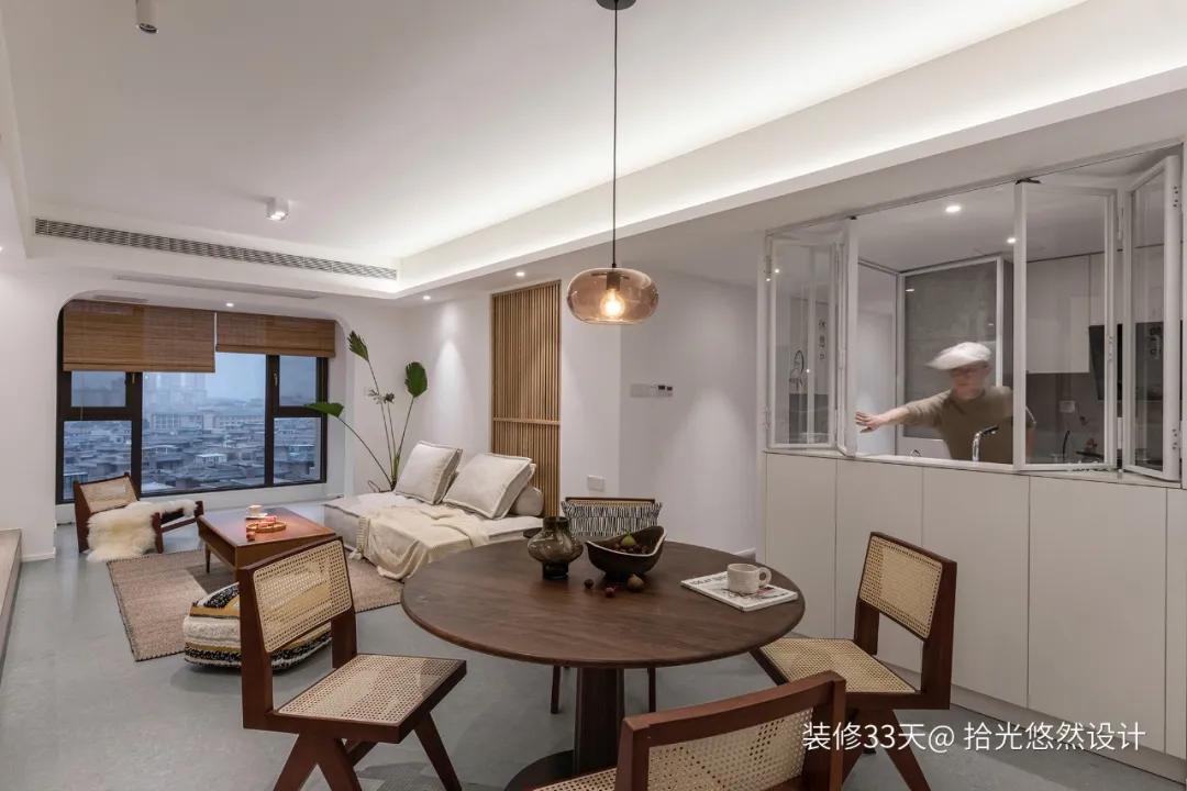 100平复式茶室,100平的阳光房茶室