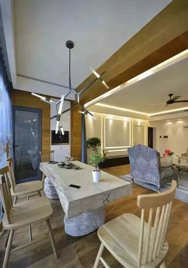 整木定制造型垭口,简约原木垭口定做