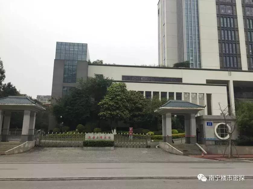 南宁凤岭北中学航拍,凤岭北学校航拍