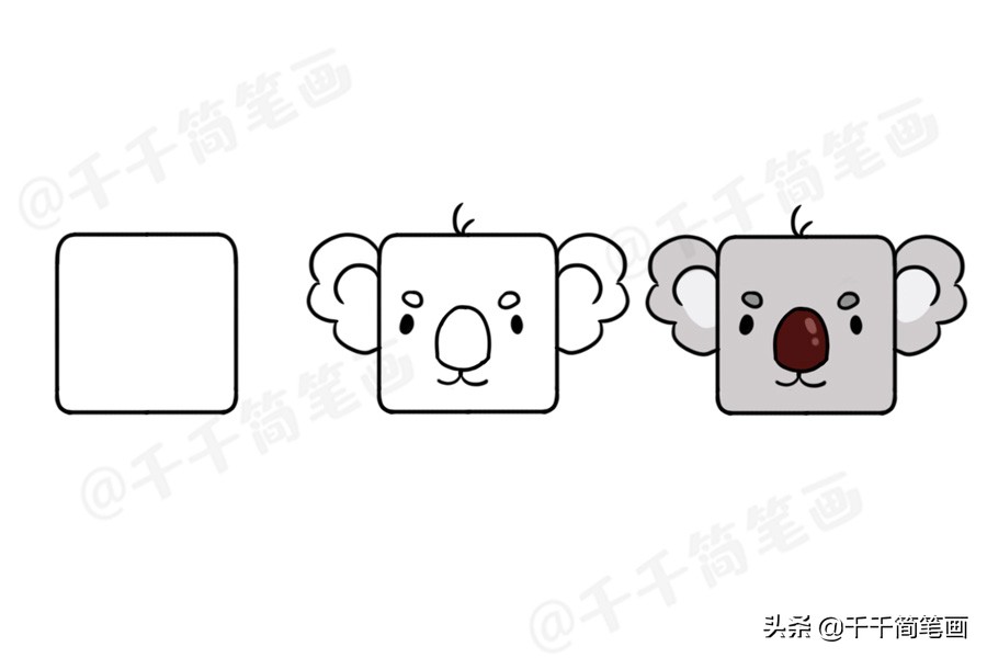 100个动物简笔画老虎,30种动物简笔画