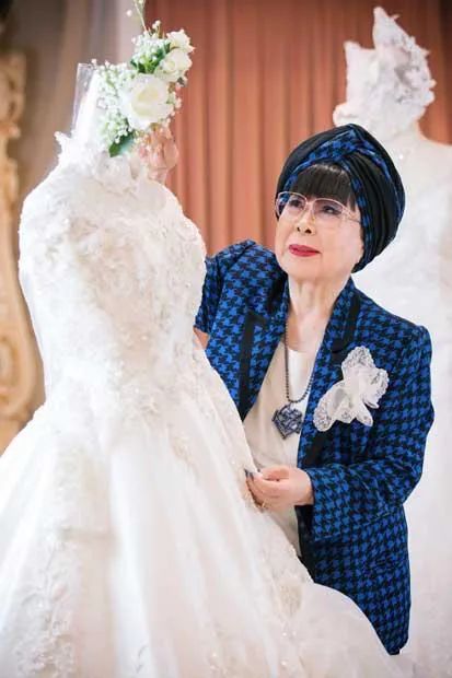 日本婚纱设计师72岁,日式婚纱设计师