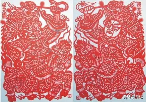 中国贴的门神一般是什么,门神的正确贴法哪个在左哪个在右