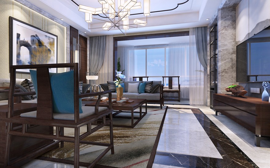 纯中式江南风格装修全屋效果图,江南苏派中式明清古典装修