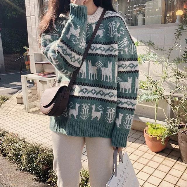 韩国冬季穿搭街拍模特,韩国ins网模穿搭