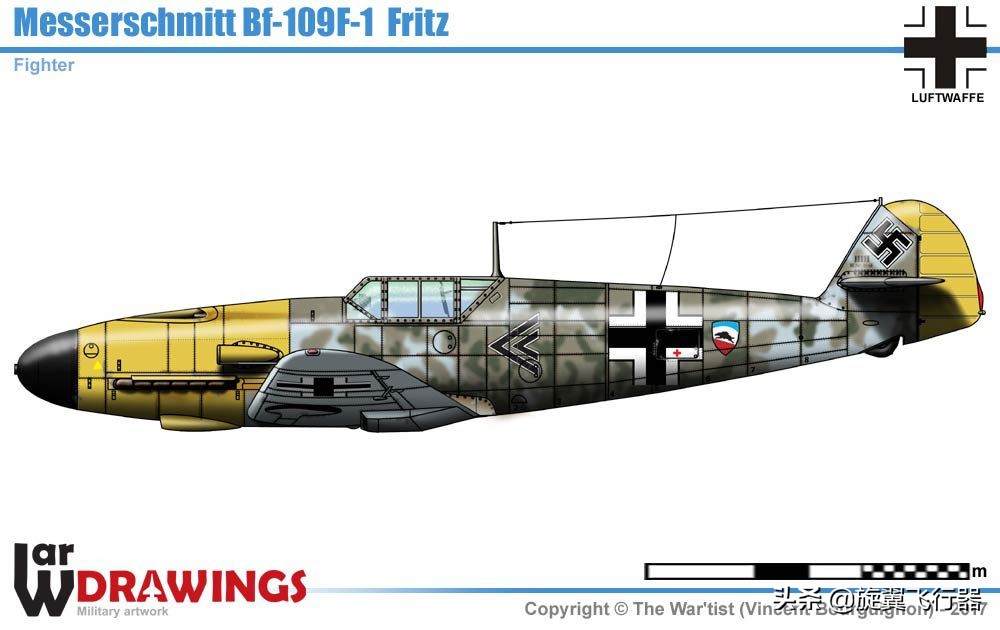 夹在E系列和G系列中的德国Bf-109F系列战斗机,同样相当出色