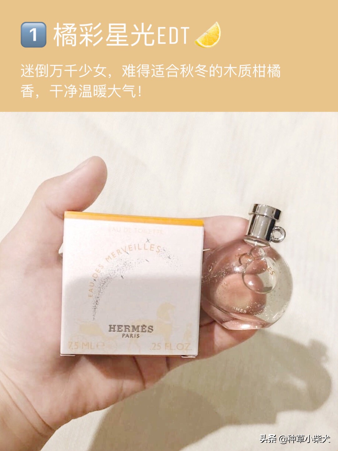 爱马仕律动二十四淡香水 (爱马仕蓝色橘彩星光香水)