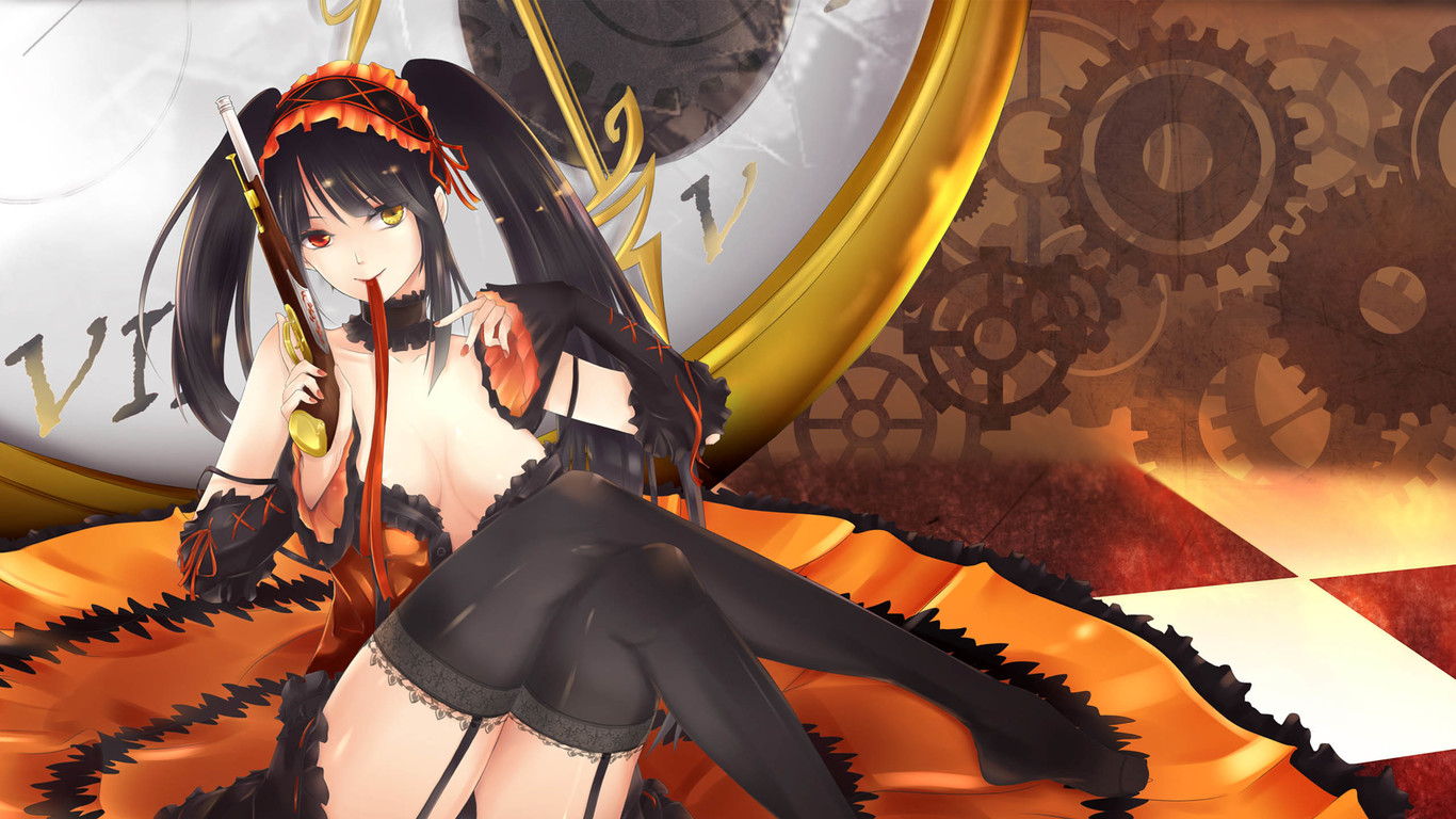 时崎狂三壁纸蓝光竖屏1920,时崎狂三动漫美图壁纸