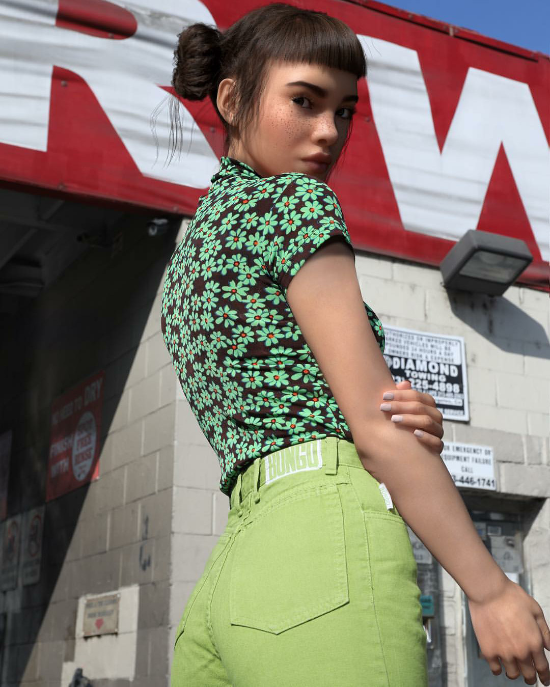 泫雅夏日必备,泫雅牛油果绿色毛衣