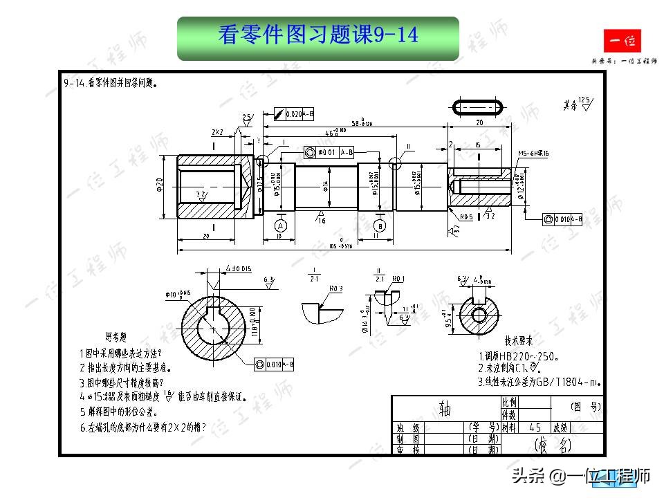 零件图基础知识,如何看懂机械零件图