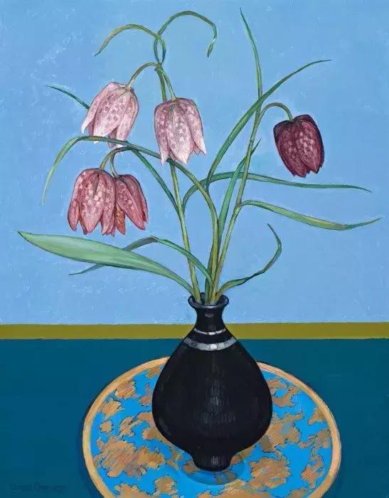 她72岁，画了50多年的画，花儿在她笔下都有了个性