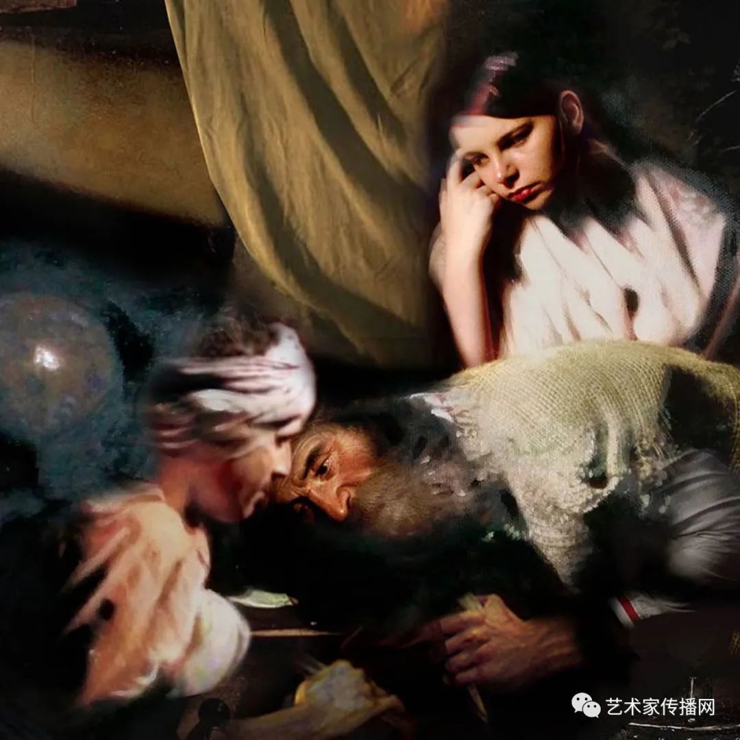 梦幻油画少女唯美图片,梦幻少女绘画图片