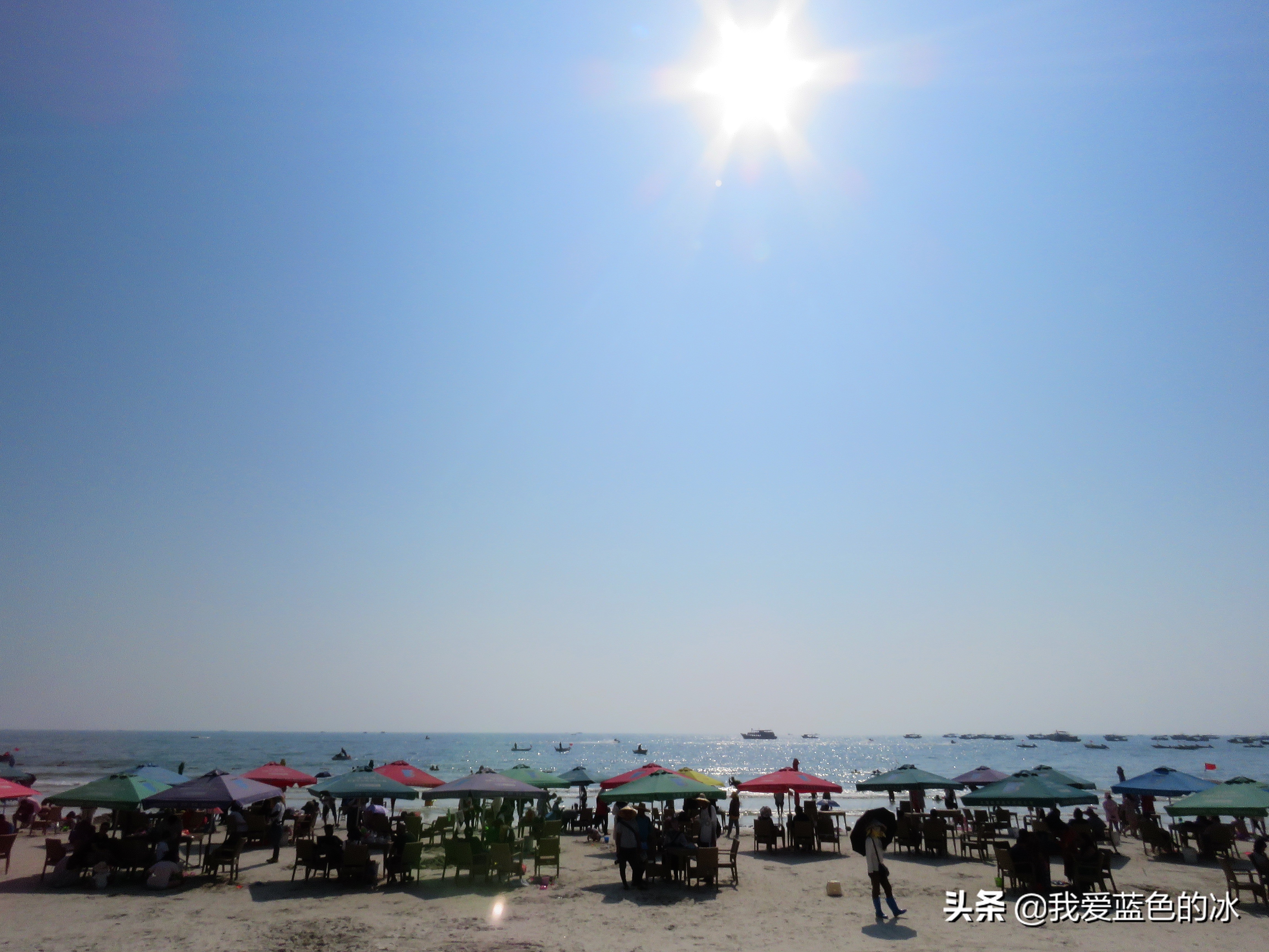 北海暖如春银滩游,北海银滩体验踏浪的感觉