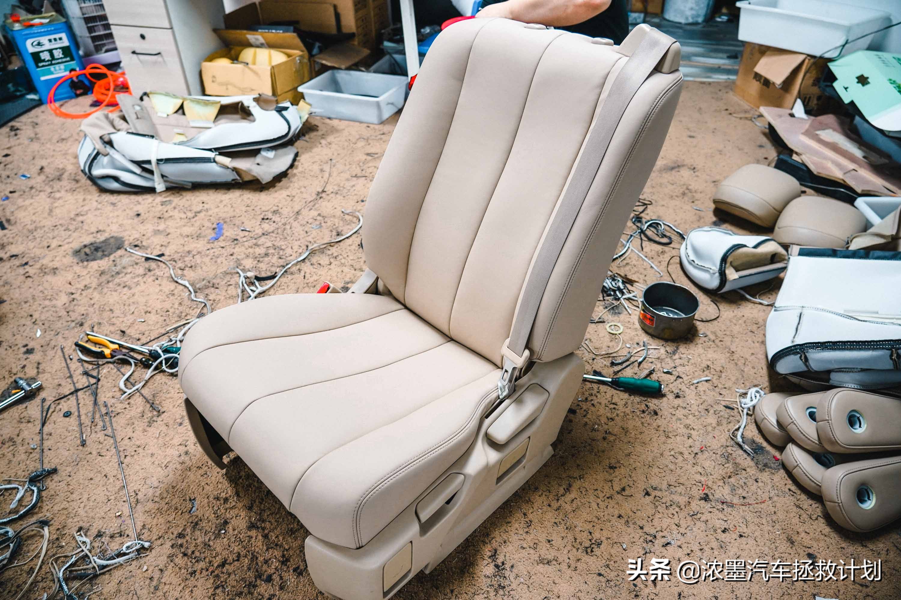 翻新整备修复丰田第一代普瑞维亚,一代情怀丰田普瑞维亚