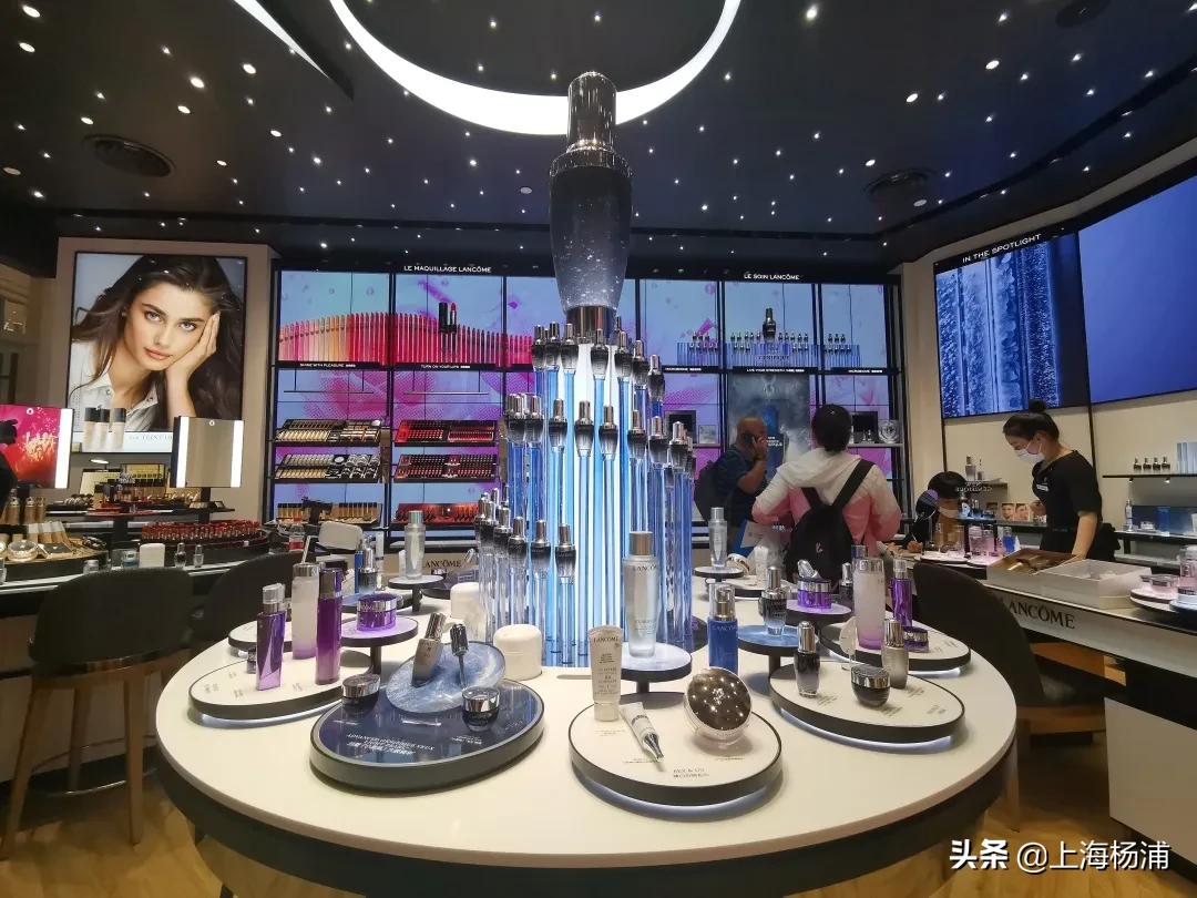 兰蔻上海黄浦江,上海新世界兰蔻