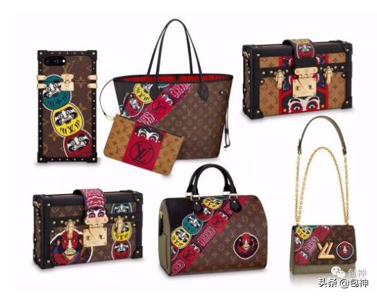 包神二手奢侈品,贴满徽章的包包lv
