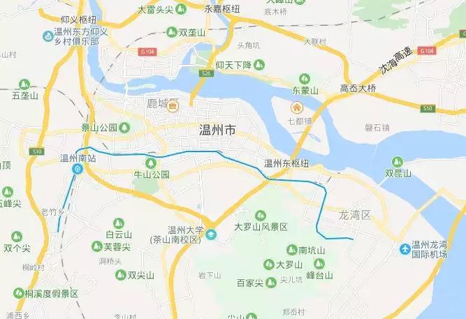 温州轻轨s1线从铜岭到双瓯大道,温州轻轨s1时刻表查询2021