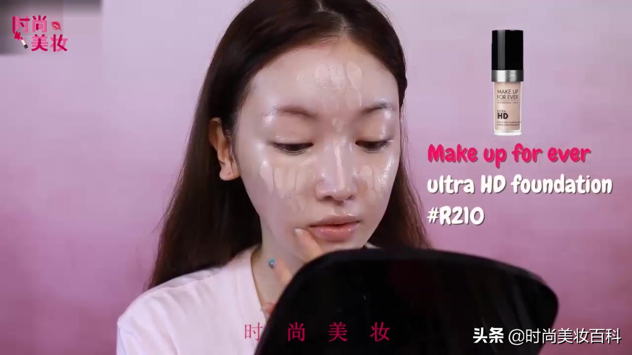 化妆教程日常妆精致黑眼圈很深,时尚化妆妆面造型