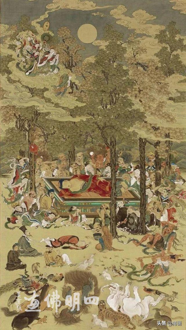 漫谈佛画之涅槃图