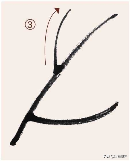 国画梅枝的穿插和笔法,国画梅入门教程