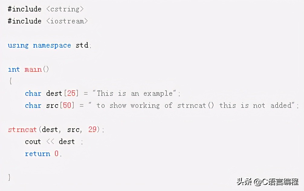 c语言中strcat函数的使用方法,c语言中的strcpy函数的用法
