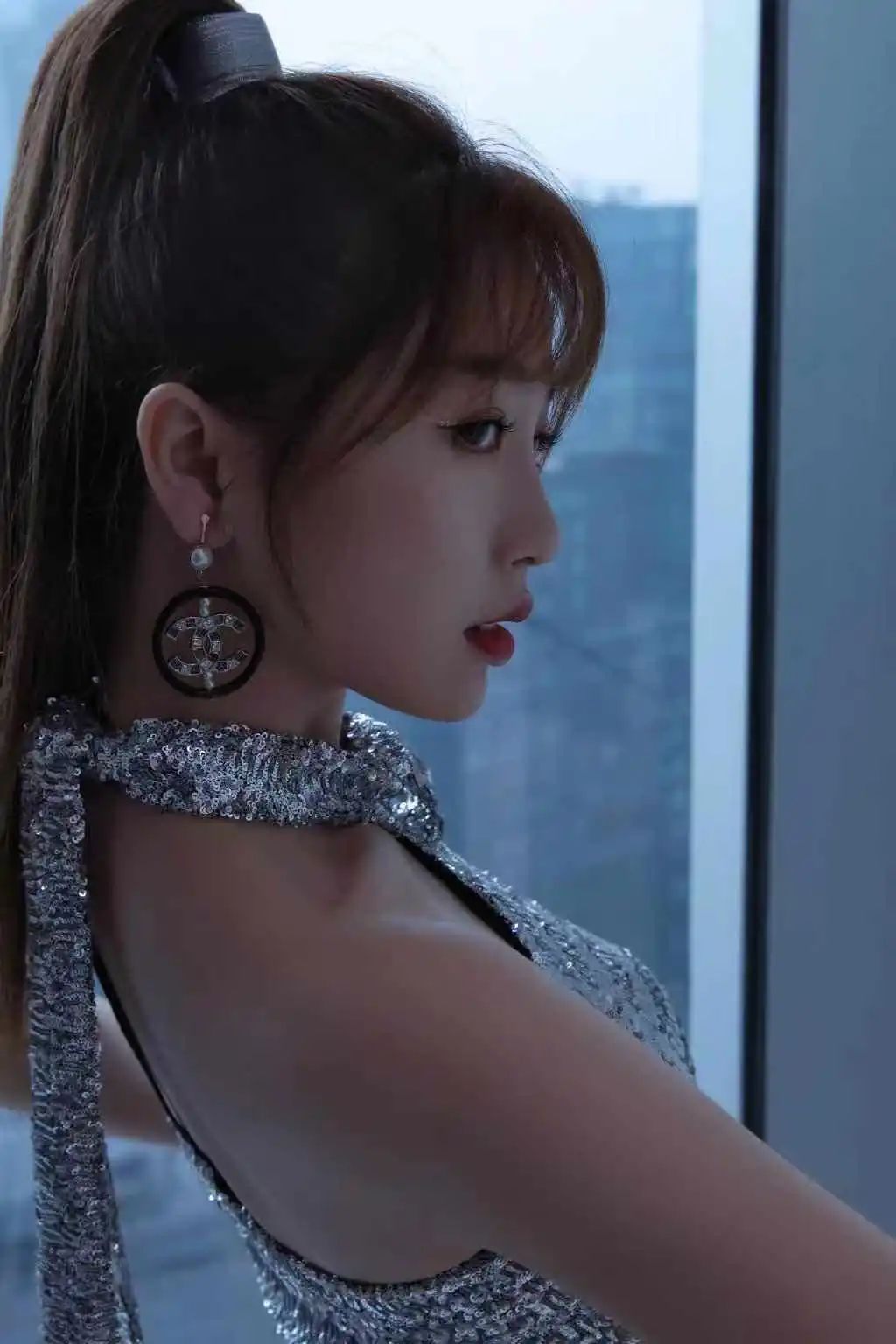 VintageChanel中古琉璃饰品,中古香奈儿双c项链