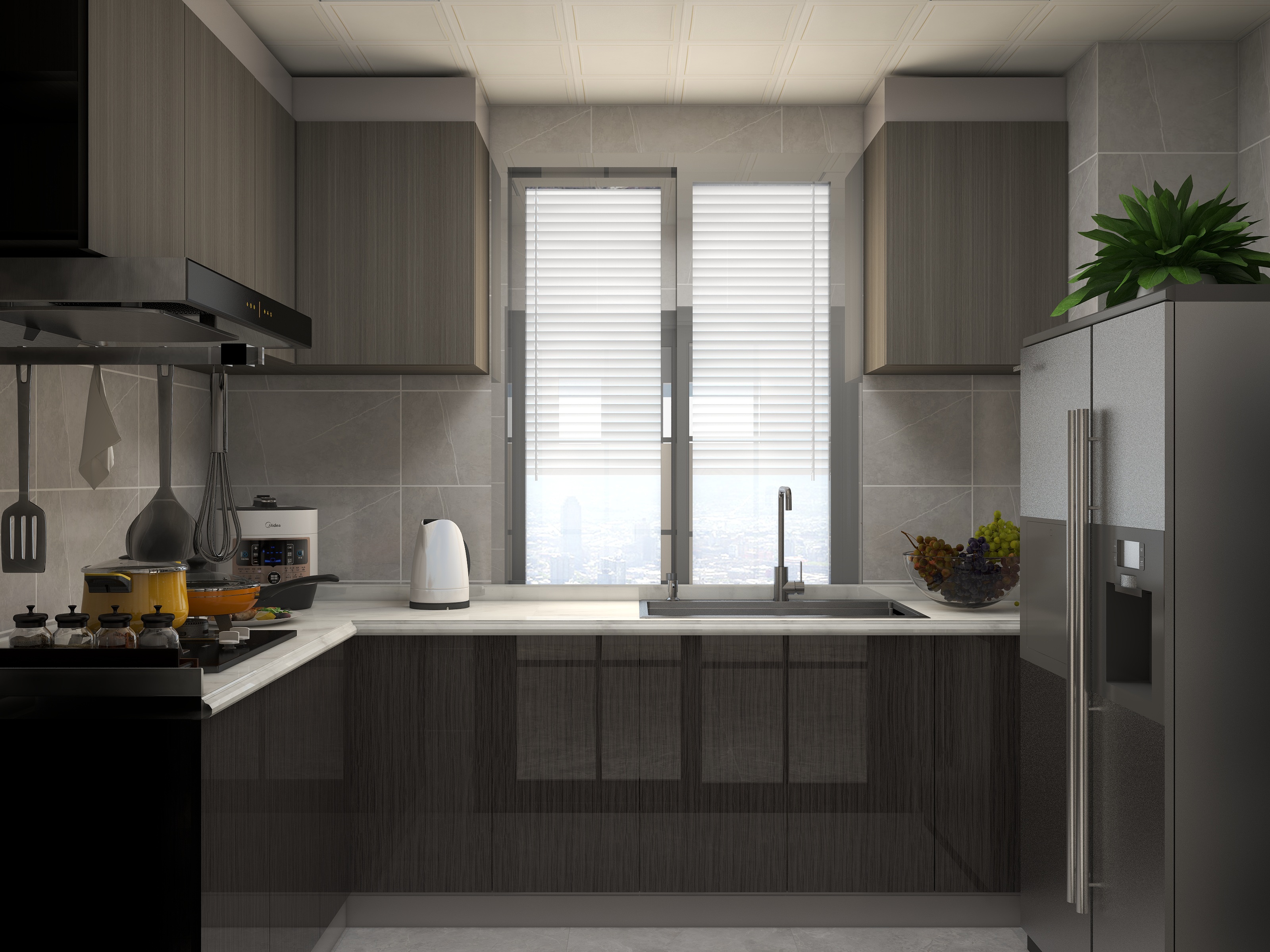 西城现代装修设计性价比高,西城公馆装修房子效果图