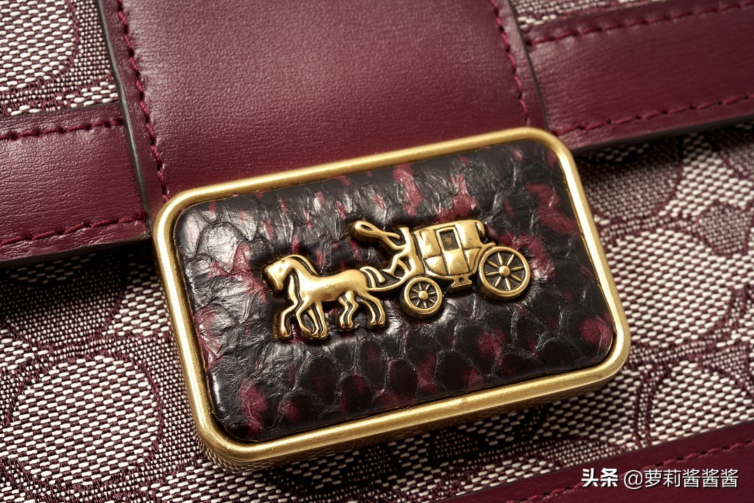 coach提花织物托特包,coach小号提花织物包