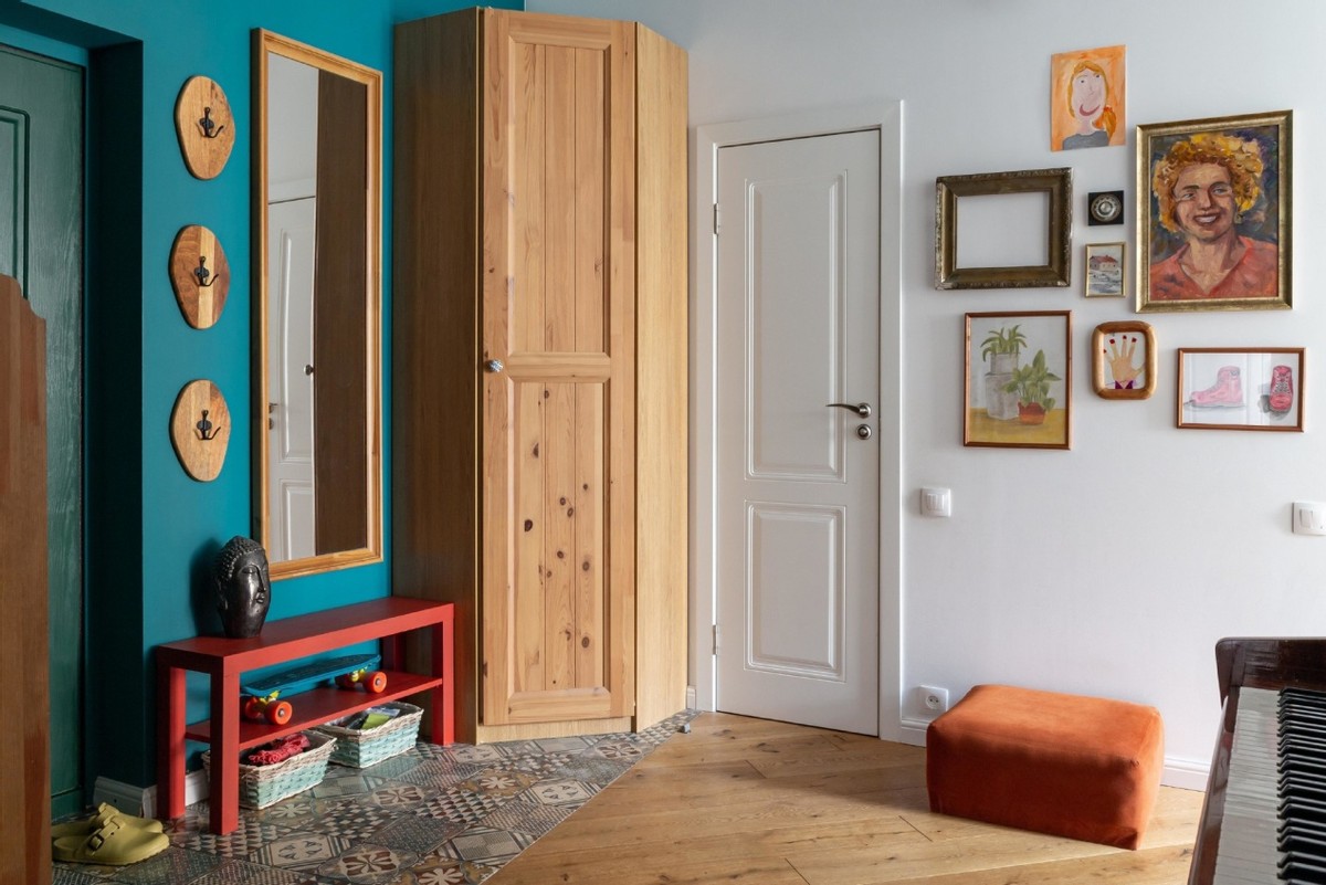 65平两室小户型装修原木,木色和绿色系小户型家装