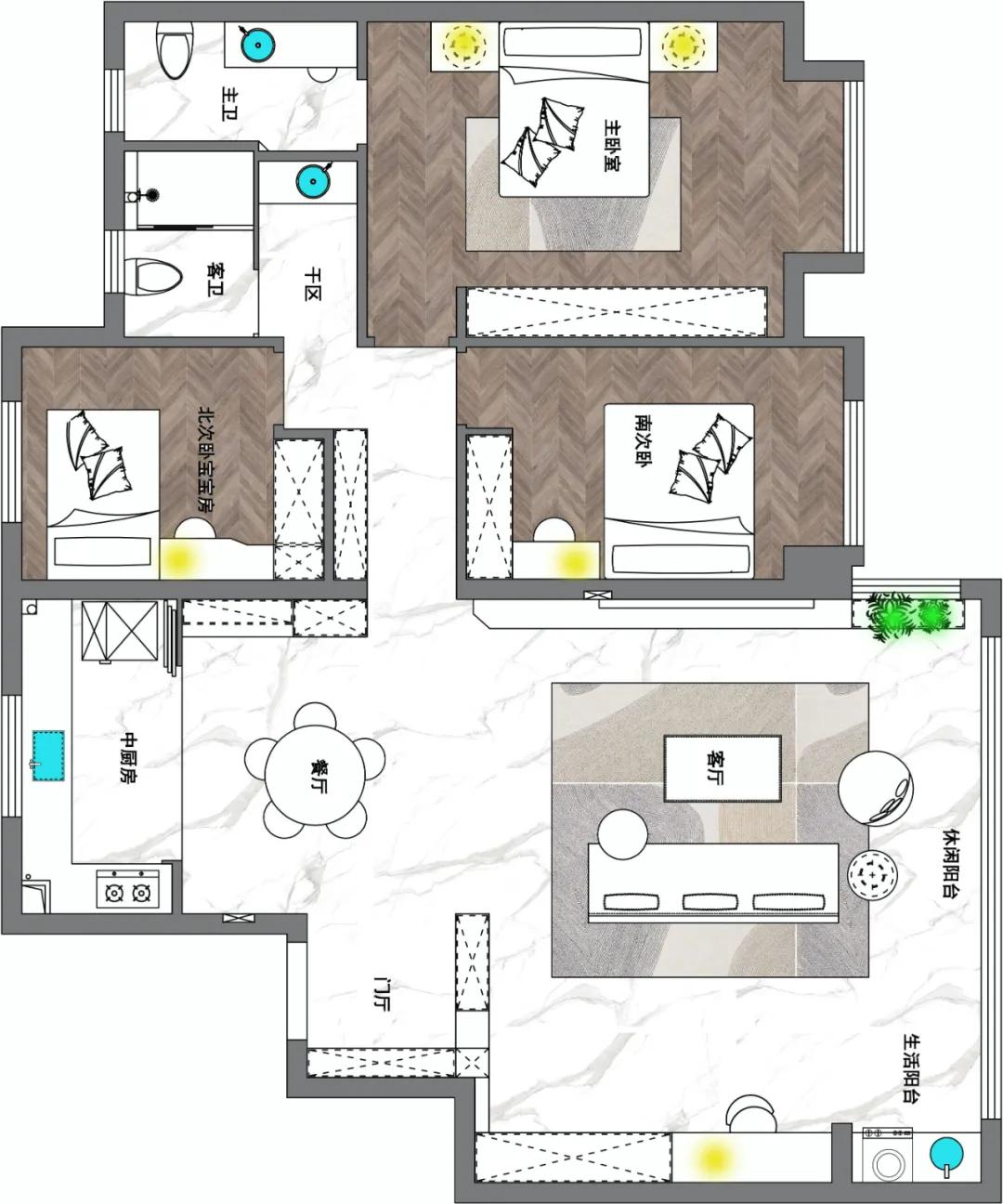不同半包价格能装出什么样的家?拿了14套案例给你们参考,收藏吧