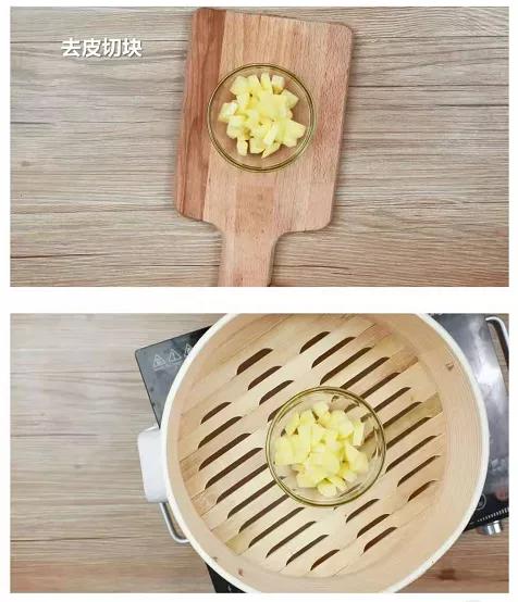 麻油菠菜土豆泥,蔬菜土豆香菇泥