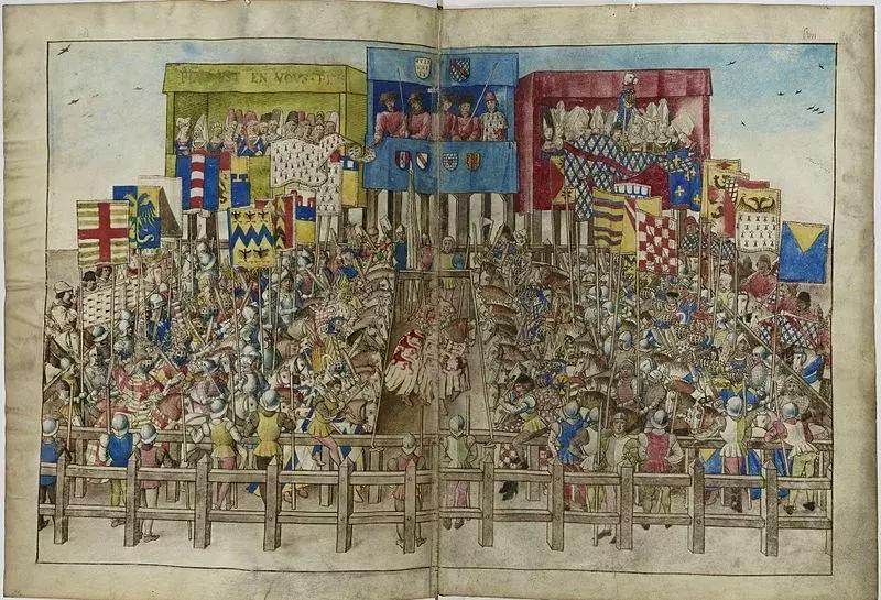 欧洲中世纪骑士比武大赛,中世纪骑士比武