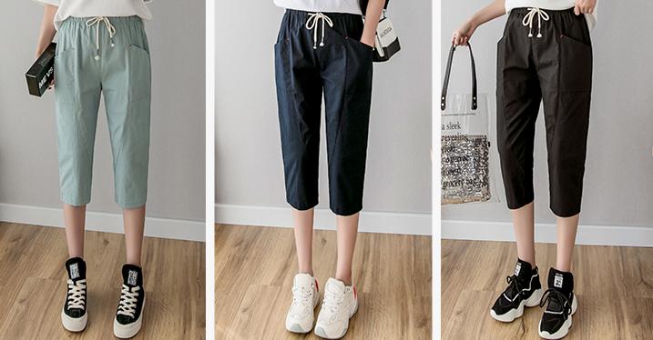 七分裤时髦但必须会搭配，这么穿低调不失时尚，好看好看