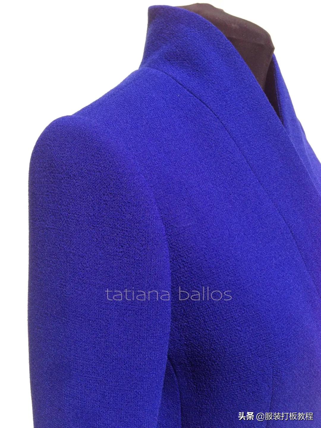 短袖衬衫马蹄袖的上法,大格子袖上法