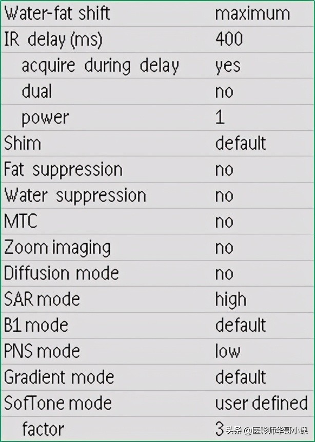 磁共振mri序列参数解读,磁共振mrcp用哪些序列