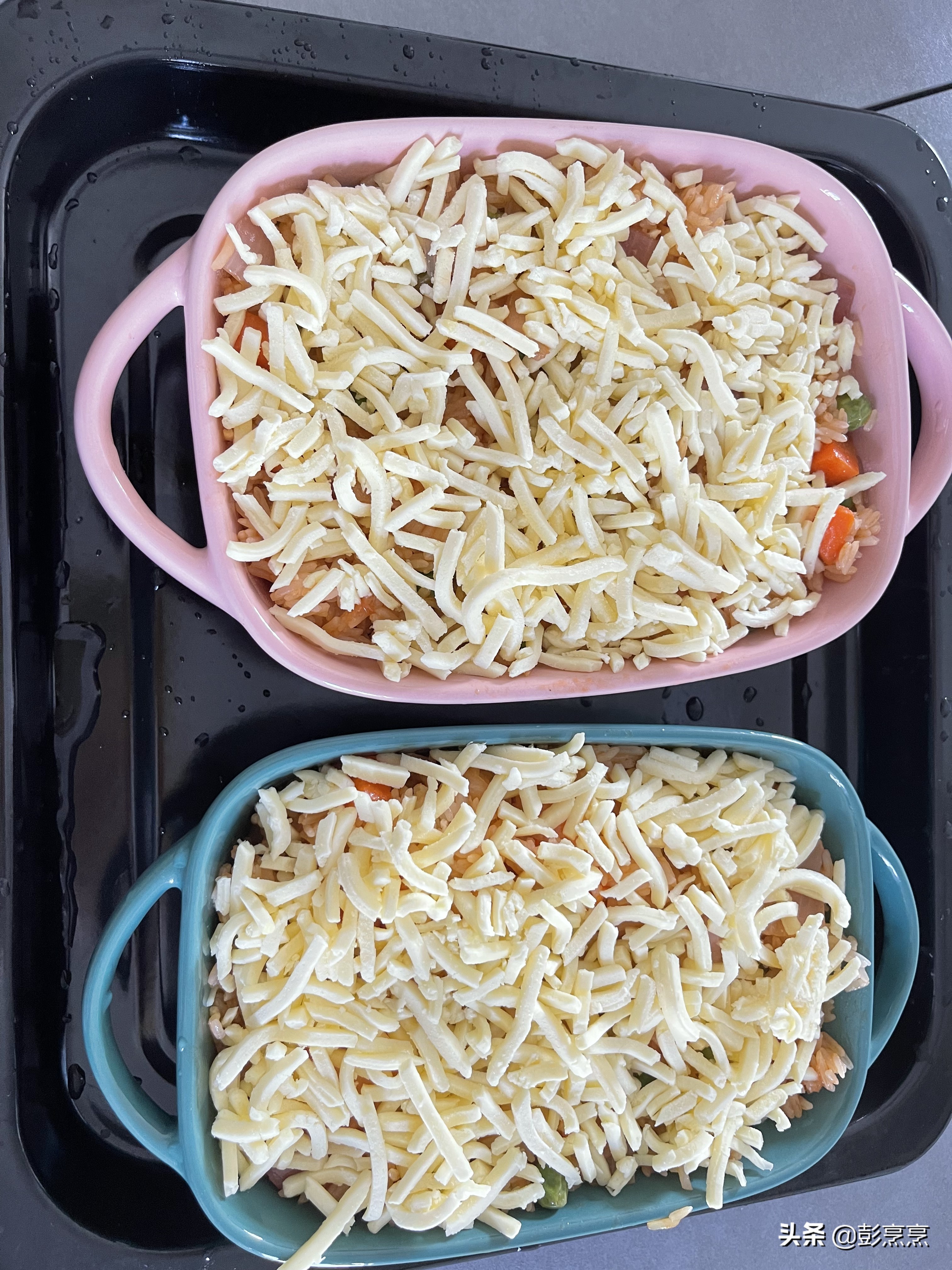 家庭版海鲜芝士焗饭,盘点国庆宅在家自制美食