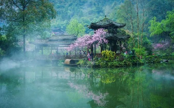 重庆酉阳酉水河风景,重庆酉阳官清乡石板村风景