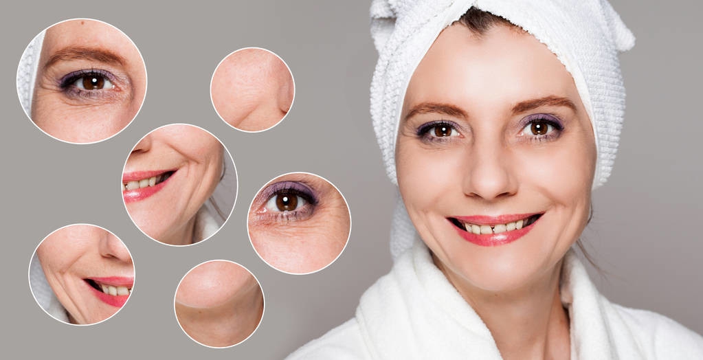 鼻子两边和下巴上有很多白色颗粒,下巴抿起来有很多白色颗粒