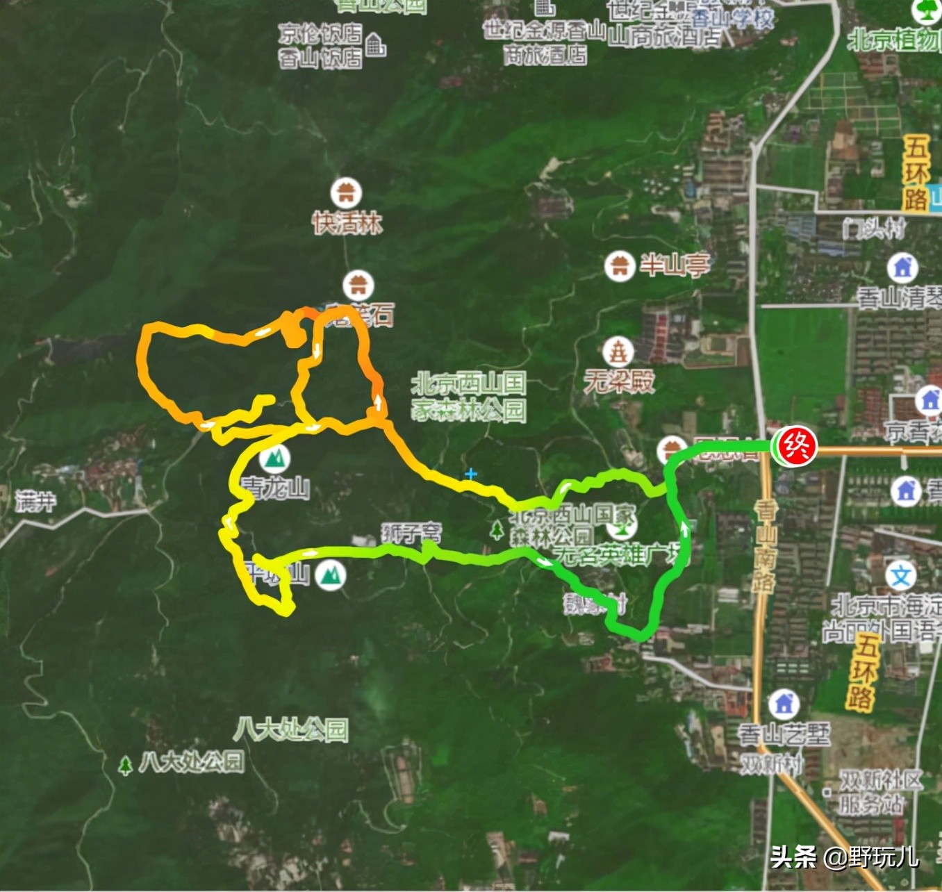 徒步旅行轨迹图制作,徒步路线图100个经典