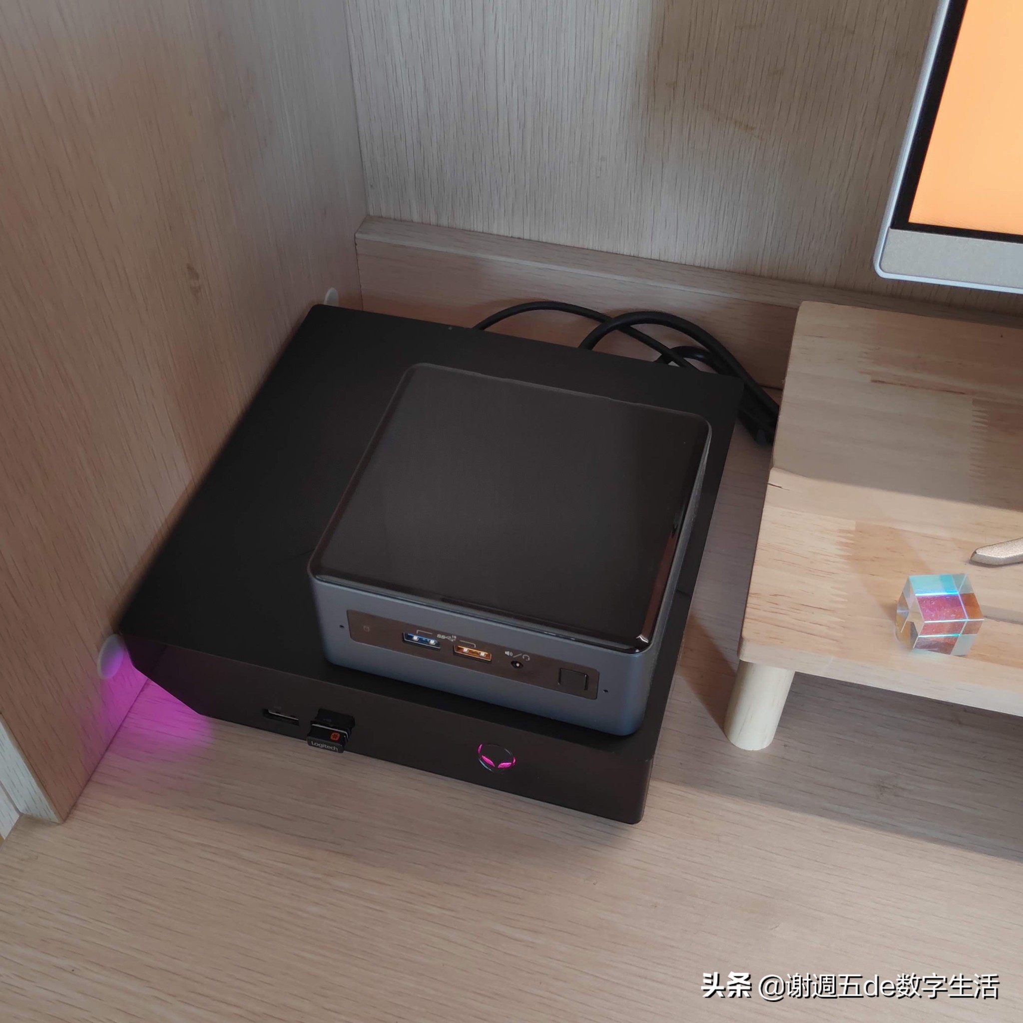 外星人老矣，NUC8接棒，佰微M.2固态让小钢炮飞起来